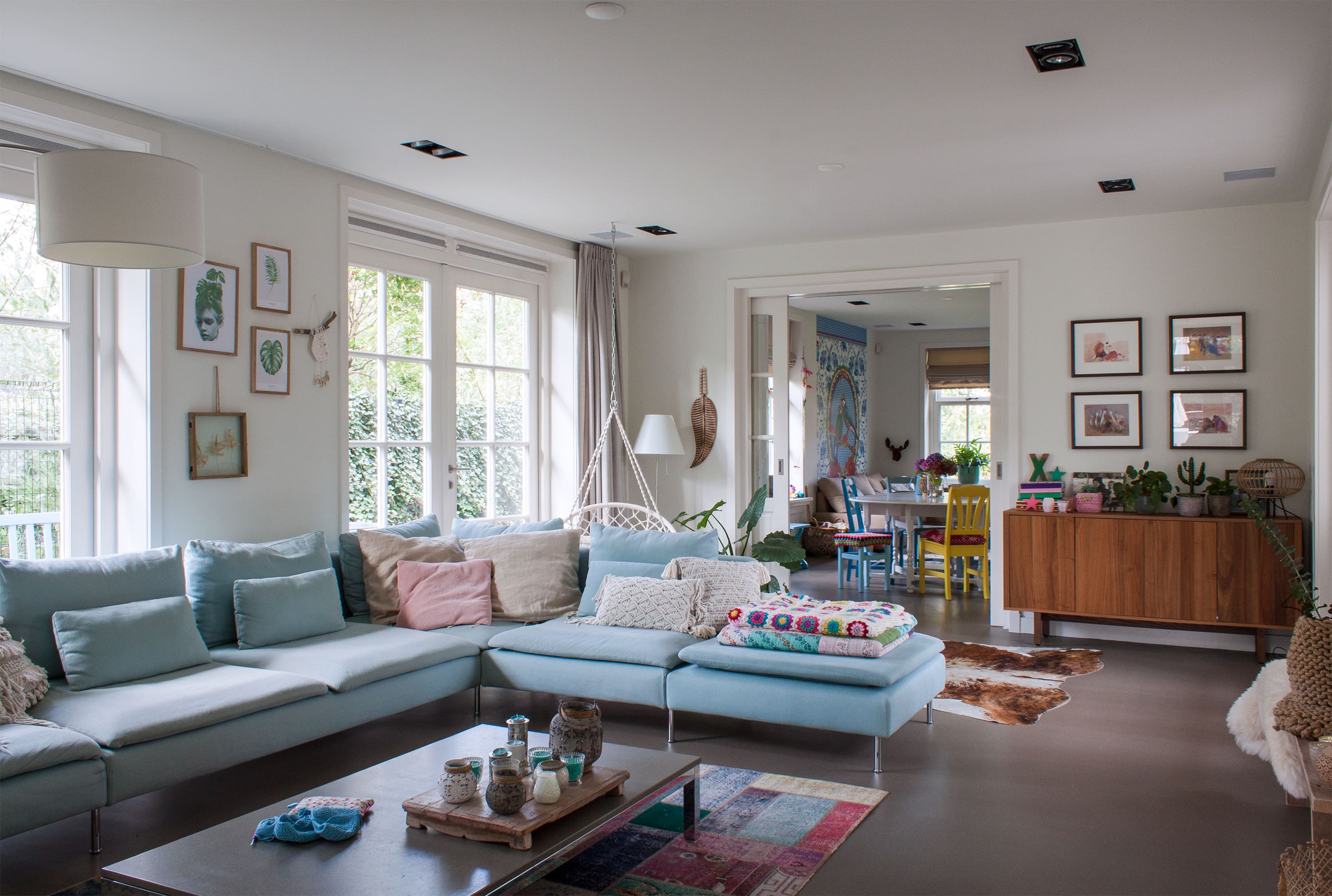 House Tour: A Crafter's Colorful Modern Dutch Farmhouse